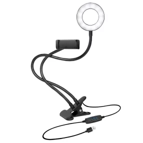Logilink Okostelefon tartó, LED gyűrűs lámpa (AA0150)