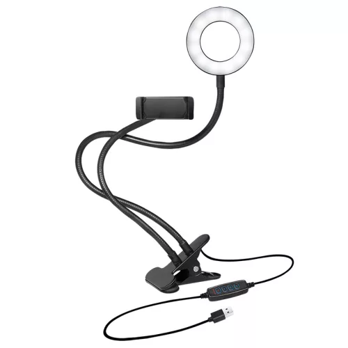Logilink Okostelefon tartó, LED gyűrűs lámpa (AA0150)