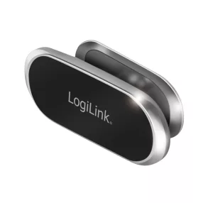   Logilink Mágneses okostelefon tartó, 360 -ban forgatható, 800 g-ig, alumínium, fekete/ezüst (AA0163)