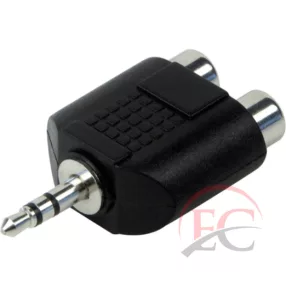 Well AC-010 RCA 2 aljzat-3,5 mm sztereó JACK dugó