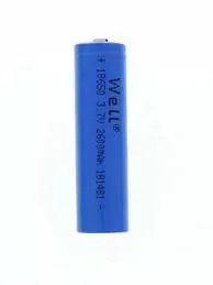 Well ACCU-18650L/260-TH-WL ipari akkumulátor, 2600 mAh