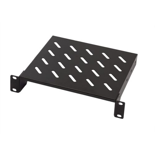 Logilink Konzolos polc 10"-os állványra szerelhető, 200 mm, 1U, fekete