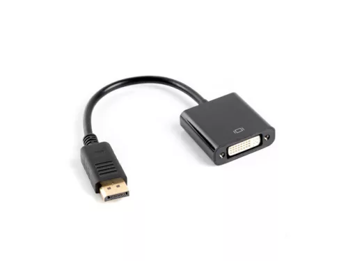 Lanberg Displayport apa - DVI-I anya (24+5) dual link adapter, 10cm