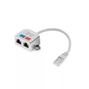   LANBERG RJ45->2X RJ45 LAN SPLITTER ADAPTER FTP KÁBEL 15CM
