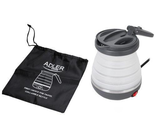 Adler AD 1279 Camping Utazó összecsukható vízforraló 0,6L - Fehér