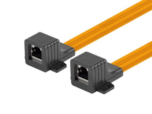 LANBERG RJ45 INLINE CSATLAKOZÓ VÉKONY ABLAKOS KÁBEL 17CM
