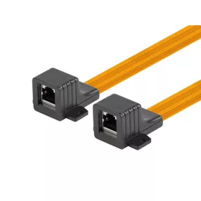 LANBERG RJ45 INLINE CSATLAKOZÓ VÉKONY ABLAKOS KÁBEL 23CM