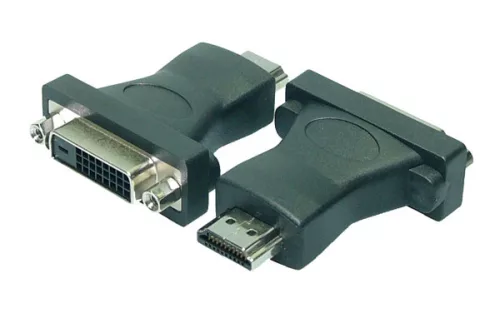 LogiLink HDMI adapter, A/M - DVI-D/F, 1080p, fekete (AH0002)