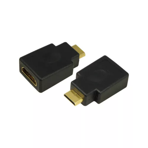 LogiLink HDMI adapter, Mini-C/M   A/F, 4K/30 Hz, fekete (AH0009)