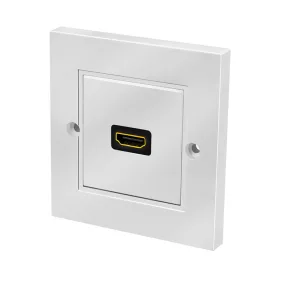  Logilink HDMI fali lemez csatlakozóval HDMI aljzat, 1 portos, fehér (AH0017)