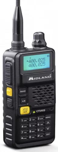 Midland CT590S kézi amatőr VHF/UHF kétsávos adóvevő rádió (ALA-380-999)