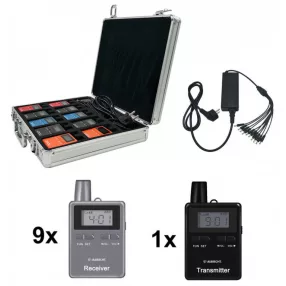   Albrecht ATR400 Tourist Guide adó/vevő szett (9+1db + hordtáska) (ALA-385-999)