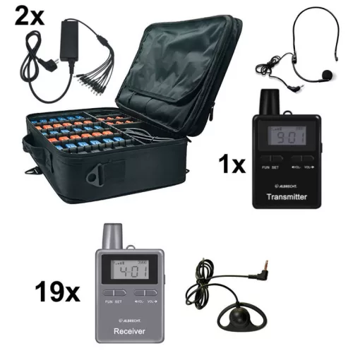 Albrecht ATR400 Tourist Guide adó/vevő szett (19+1db + hordtáska) (ALA-386-999)