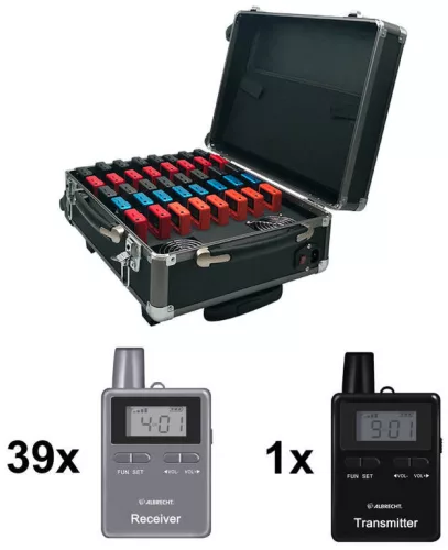 Albrecht ATR400 Tourist Guide adó/vevő szett (39+1db + töltőkoffer) (ALA-387-999)