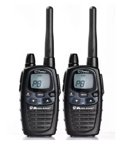 Midland G7 Pro PMR adóvevő rádió 2db-os motoros oktató szett (ALA-418-999)