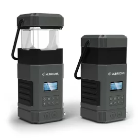   Albrecht DR 114 FM/DAB+ vészhelyzeti kültéri rádió kempinglámpával (ALA-522-999)