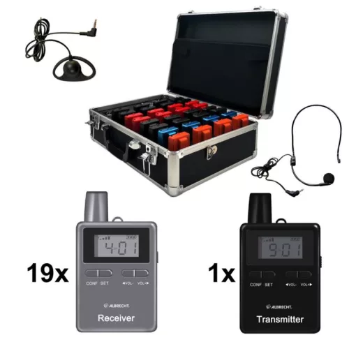 Albrecht ATR400 Tourist Guide adó/vevő szett (19+1db + töltőkoffer) (ALA-530-999)