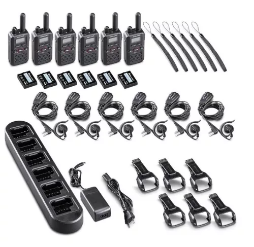 Midland BR180 PMR walkie talkie rádió 6-os szett (ALA-567-999)