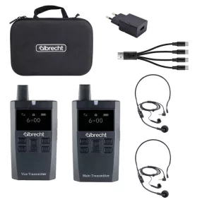   Albrecht 2 db-os Albrecht Multicom 2 idegenvezető rádió szett (ALA-583-999)