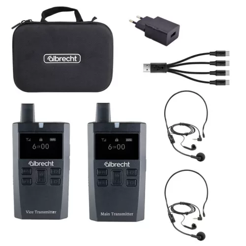 Albrecht 2 db-os Albrecht Multicom 2 idegenvezető rádió szett (ALA-583-999)