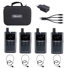   Albrecht 4 db-os Albrecht Multicom 2 idegenvezető rádió szett (ALA-585-999)