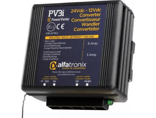 Alfatronix PowerVerter PV3i 24Vdc - 12Vdc izolált feszültség átalakító (ALF-010-999)