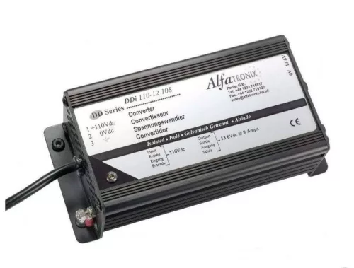 Alfatronix DDi 110-12 108W 110Vdc-12Vdc feszültség átalakító 9A  (ALF-093-999)