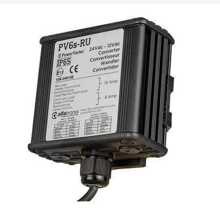 Alfatronix PV6s-RU 72W 24Vdc-12Vdc feszültség átalakító 6A (ALF-115-999)