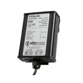   Alfatronix PV12s-RU 24Vdc-12Vdc feszültség átalakító 12/18A (ALF-119-999)