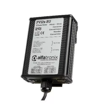 Alfatronix PV12s-RU 24Vdc-12Vdc feszültség átalakító 12/18A (ALF-119-999)