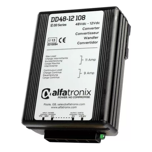 Alfatronix DD 48-24 108 48Vdc-24Vdc feszültség átalakító 4.5A (ALF-129-999)