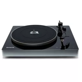   Aiwa APX-680BT/BK Prémium szíjhajtású forgótányéros analóg lemezjátszó Bluetooth funkcióval
