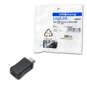 LogiLink Mini USB anya - micro USB apa adapter (AU0010)