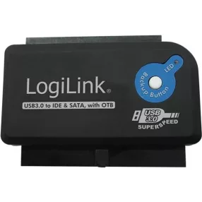 LogiLink USB 3.0 - IDE és SATA Adapter OTB-vel (AU0028A)