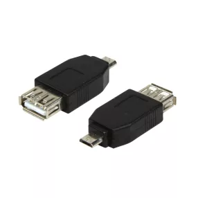   LogiLink USB 2.0 adapter, Micro-USB/M-USB-A/F, fekete (AU0029)