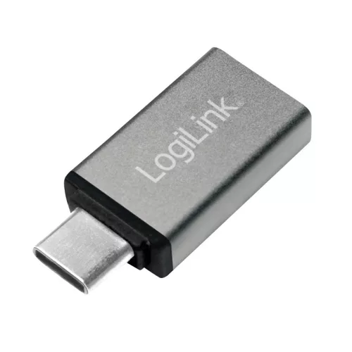 Logilink USB 3.2 Gen 1 Type-C adapter, C/M-USB-A/F, ezüst (AU0042)