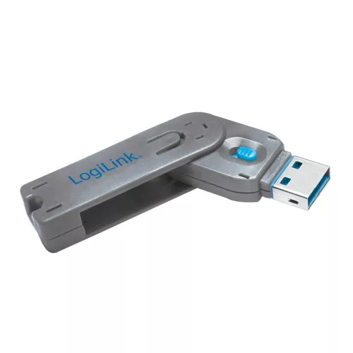Logilink USB-A port blokkoló (1x kulcs és 1x zár) (AU0044)