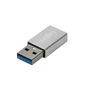   LogiLink USB 3.2 Gen1 Type-C adapter, USB-A/M-USB-C/F, ezüst (AU0056)