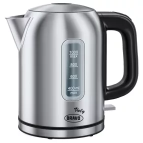 Bravo Valy B-4790  Elektromos vízforraló, inox, 1L