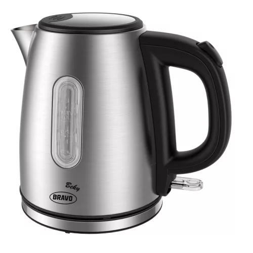 Bravo Beky B-5024  Elektromos vízforraló, inox, 1L