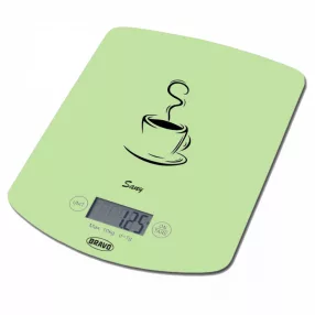   Bravo Sany B-5112 Digitális konyhai mérleg, zöld szín, 10kg