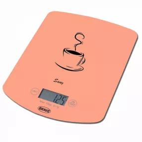   Bravo Sany B-5112 Digitális konyhai mérleg, narancs szín, 10kg