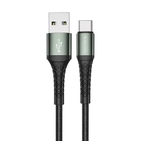 Jellico B12BK USB - USB-C Kábel - 2m , 3,1A - fekete
