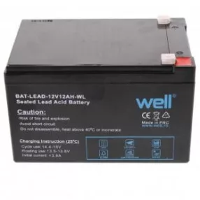 Well BAT-LEAD-12V12AH-WL Akkumulátorok zselés 12V-12Ah