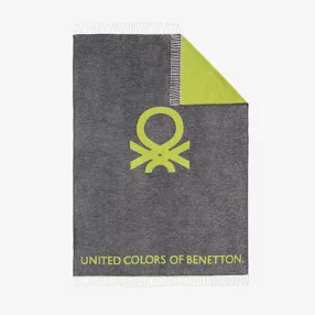   Benetton BE-0482 takaró pléd, 140x190 cm 60%pamut, 40% akril