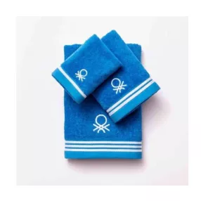 BENETTON 3 részes törülköző szett, kék BE-0834 BL