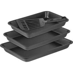 BERGNER BG-37248-GY 4 részes tepsi szett