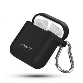 USAMS BH423AP01 Szilikon AirPods tok fekete, 1324410
