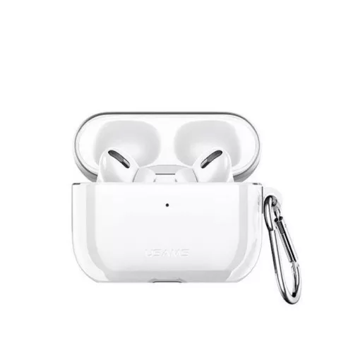 USAMS BH570AP01Szilikon Apple Airpods Pro tok, fehér 1343865