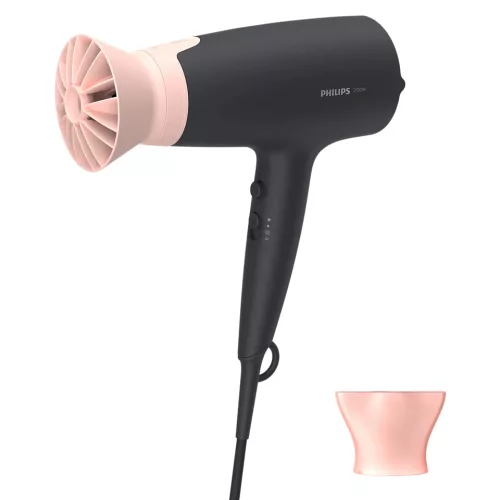 Philips BHD350/10 3000 Series Hajszárító fekete/rózsaszín, 2100W